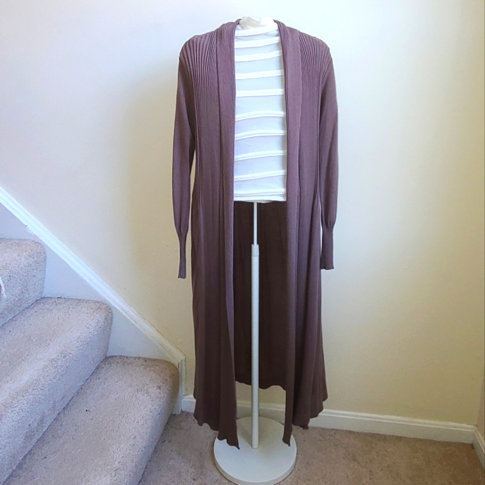Taupe Knit Cardigan